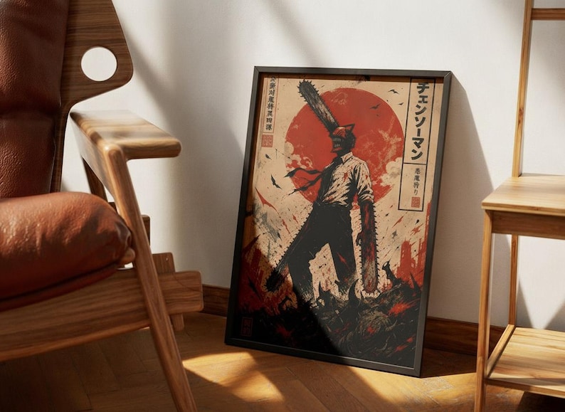 Demon Hunter Chainsaw Blade — Art print