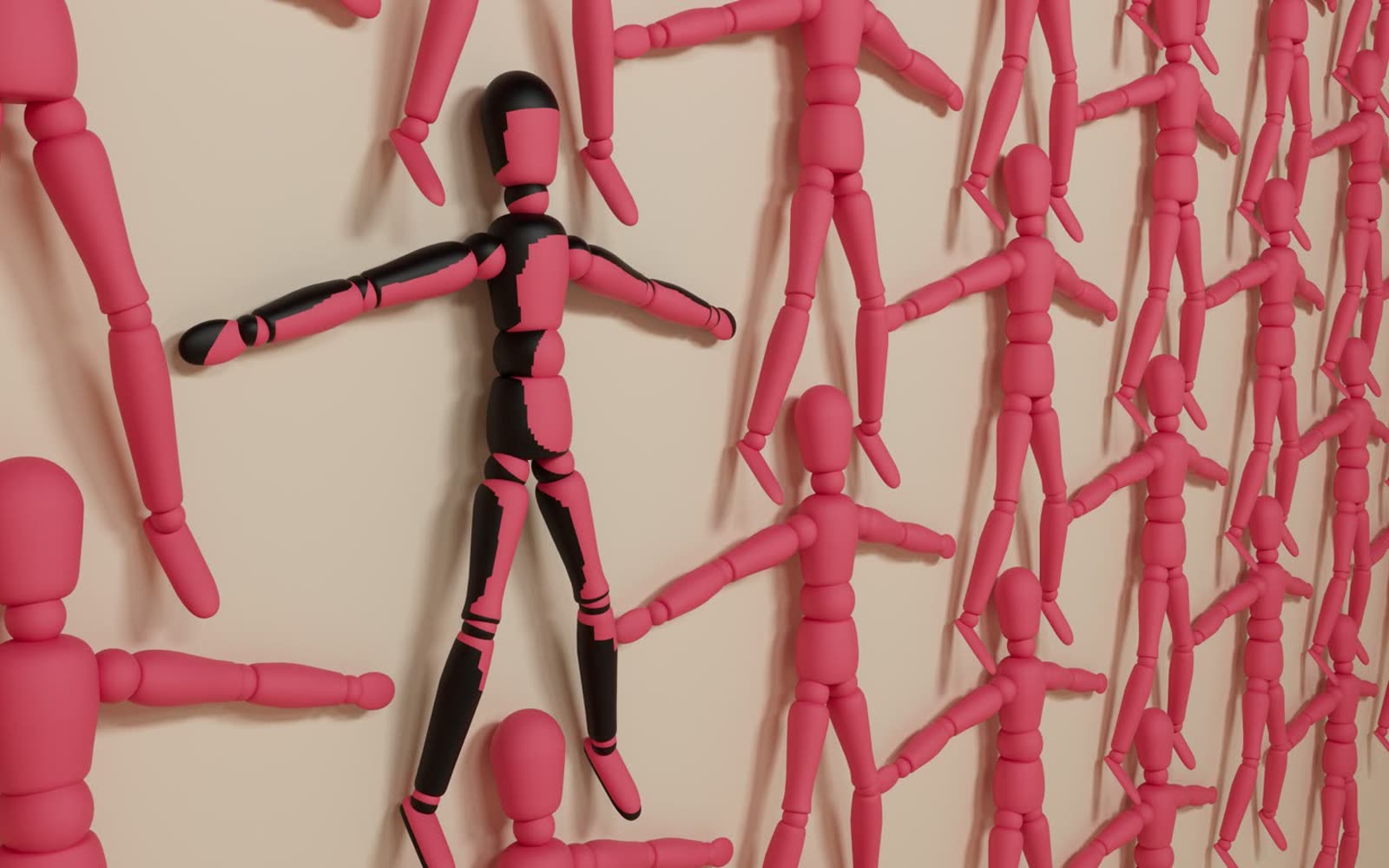 3D render of the mannequin figure from The Mannequin Project